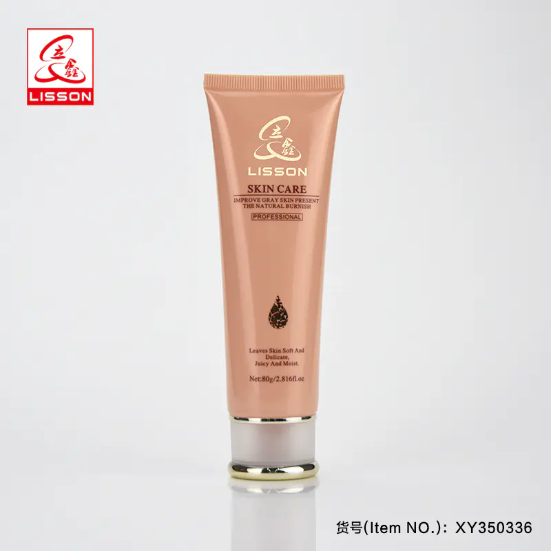 130ml Luxury Cosmetic Tube for Women Skin Care with Metalized Cap