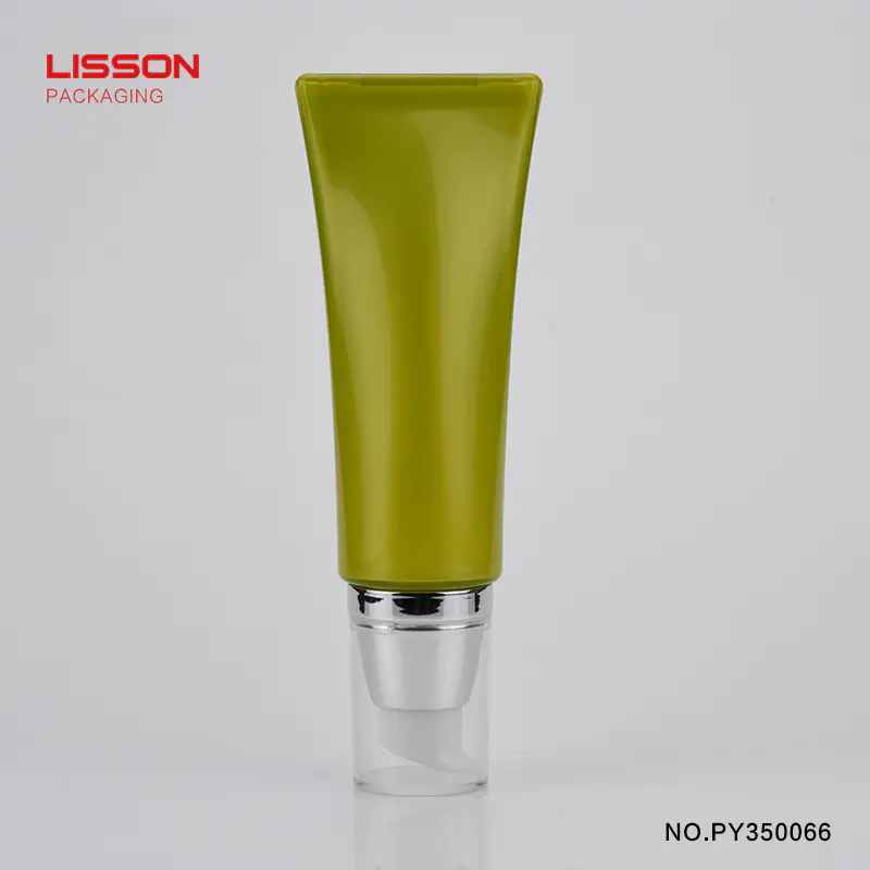 BPA Free Cosmetic Airless Pump Tube Packaging Airless Pump Bottle For BB Cream