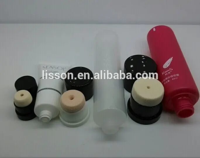 Hot sale cosmetic sponge applicator tubes packaging for BB cream/foundation