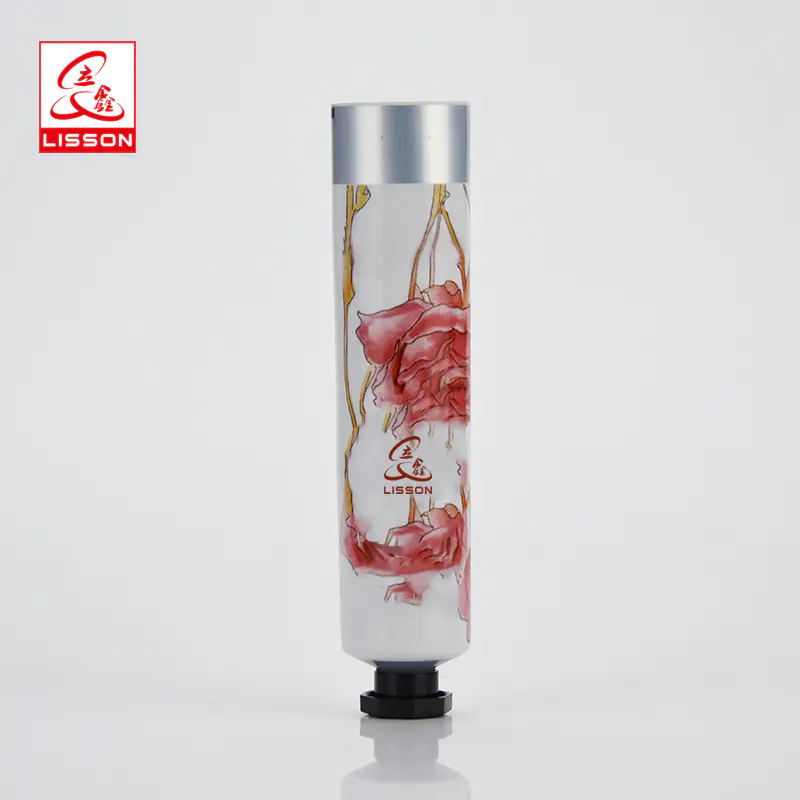 New Design Flower Cosmetic Octagon Tube Packaging With Screw Cap