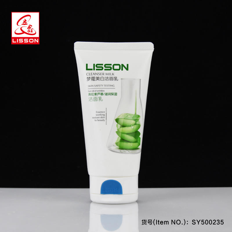 100ml 120ml Empty Facial Cleaner / Hair Cream/Body Lotion Container Cosmetic Plastic Tube Packaging