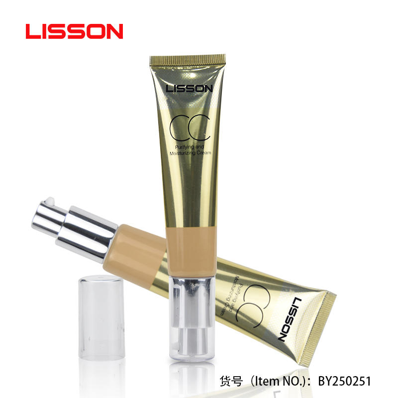 35ml Custom Make Up Cosmetic ContainerAirless Pump tube packaging