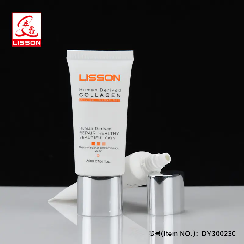 best selling empty cosmetic oval cream tube packaging for BB cream