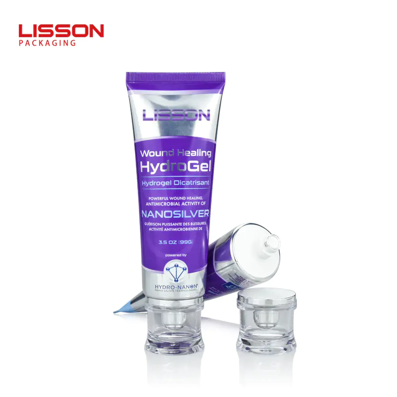 OEM 120ml empty skincare hydro gel cream tube packaging for face wash