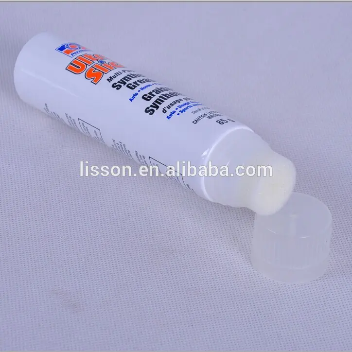 Industry oil Tubes 85g PE soft tube with Sponge Applicator