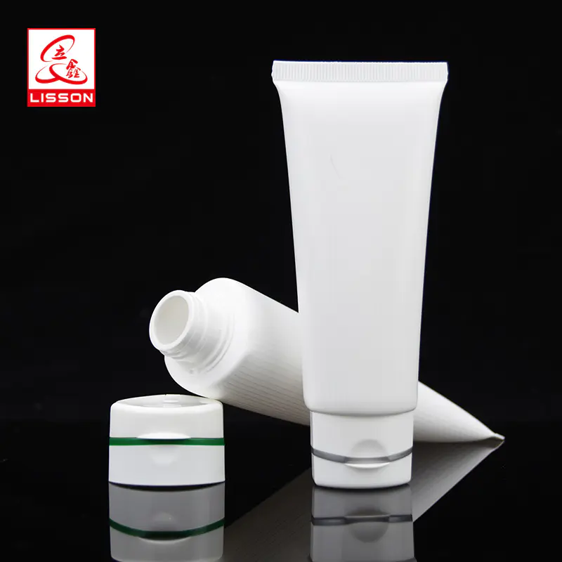 Hot Sell Cosmetic Packaging Tube With Special Flip Top Cap For Fancial Cleanser