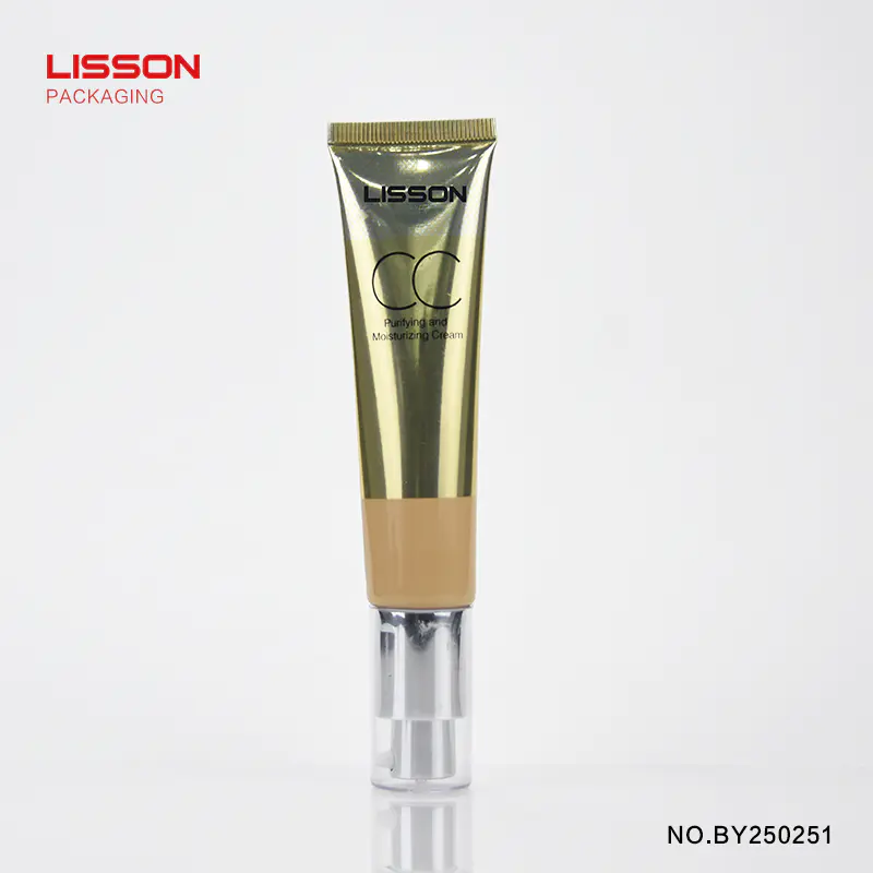 luxurious airless pump tube for cosmetic BB cream Foundation cream