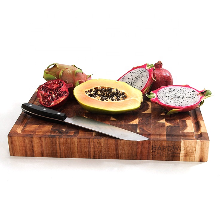 Hot sale custom multi-function chopping board wood heat resistant cutting board for kitchen