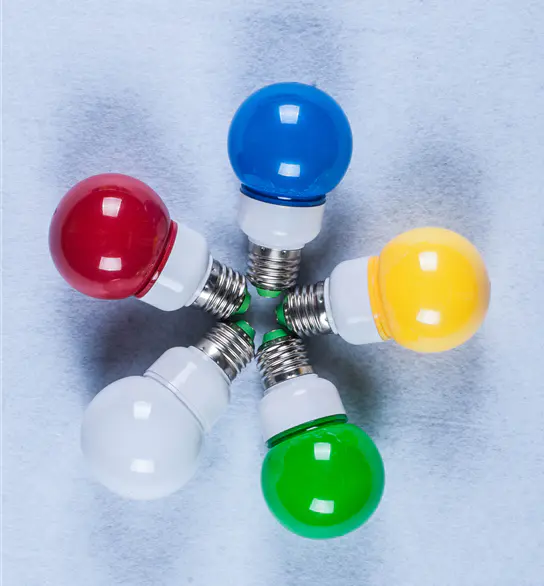 Colorful LED color light Bulb G60 E27 B22