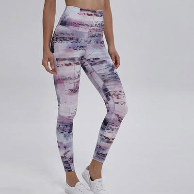 Wholesale Women Dry Fit 3D Sports Yoga Pants Fitness Leggings
