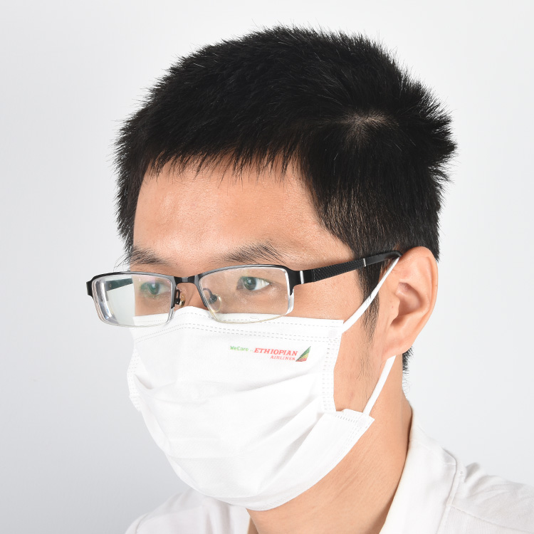 Customize all kinds of different colors of cloth and colorful logo disposablemasks