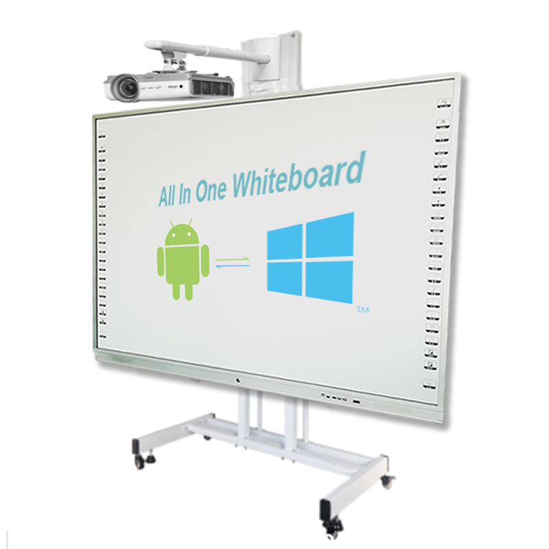 High quality smart touch screen interactive all in one whiteboard for class and office
