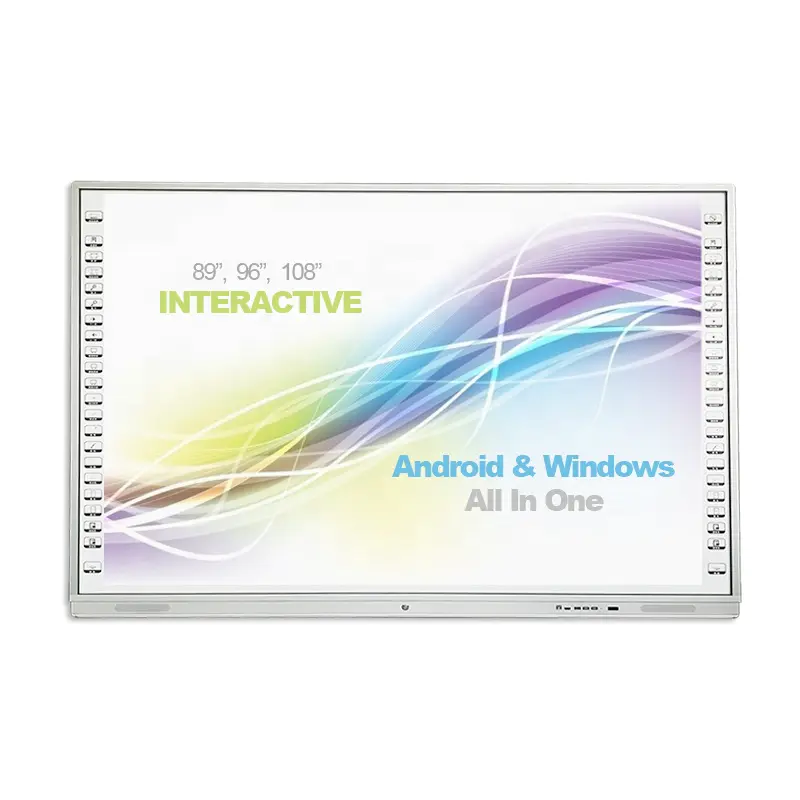 Smart touch board writingflat panel all in one whiteboard interacvtive projector for school classroom