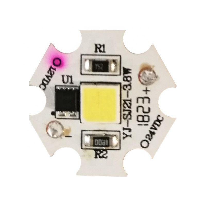 Low Voltage DC 24V 3.8WRa80 linear roundaluminium smd dob driverless led module pcb pcba for ceiling light Crystal lamp