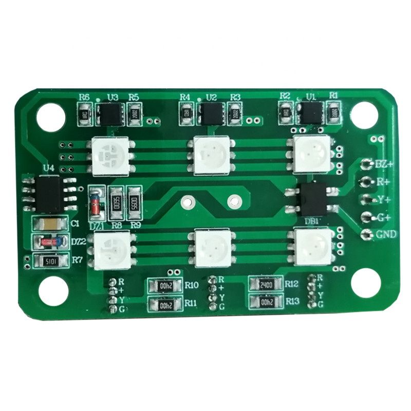 Low Voltage DC24V 1W CE RoHs certification dob driverless three colors RGY led module pcb pcba for workshop machine warninglight