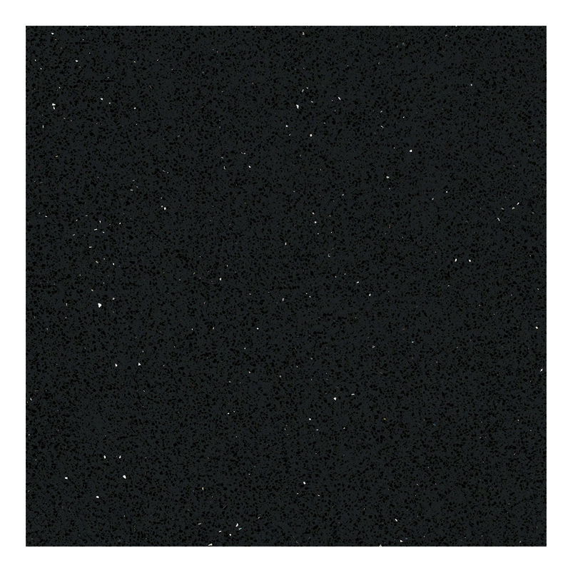 Black quartz crystal sand countertop