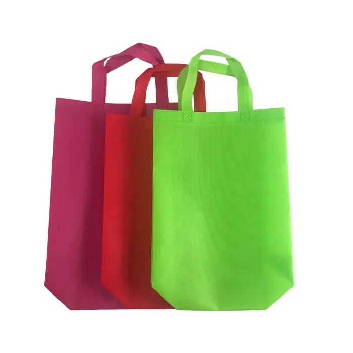 Pp Promotional Nonwoven HandleNon Woven Shopping Bag ,Non-Woven Material Bag