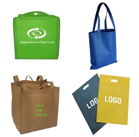 Recycle Reusable Custom Die Cut Shopping Cheap Non Woven Bag D-Cut