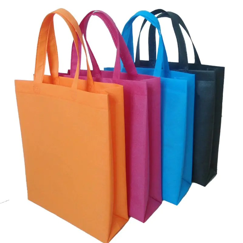 Recycle Reusable Custom Die Cut Shopping Cheap Non Woven Bag D-Cut