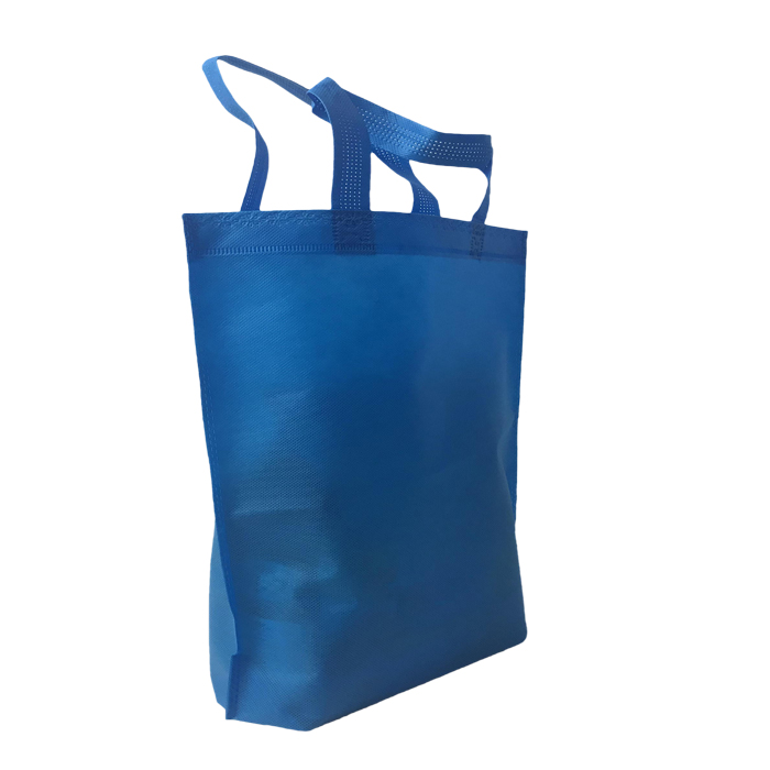 100%PP nonwoven fabric Flat shape loop handle reusable shopping bags