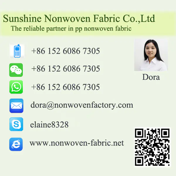 Bags Material Polypropylene 100gsm Nonwoven Fabric/PP non woven fabric