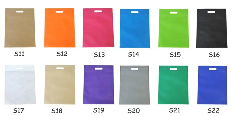 D-cut bag pp nonwoven fabric for Die cut shopping bags