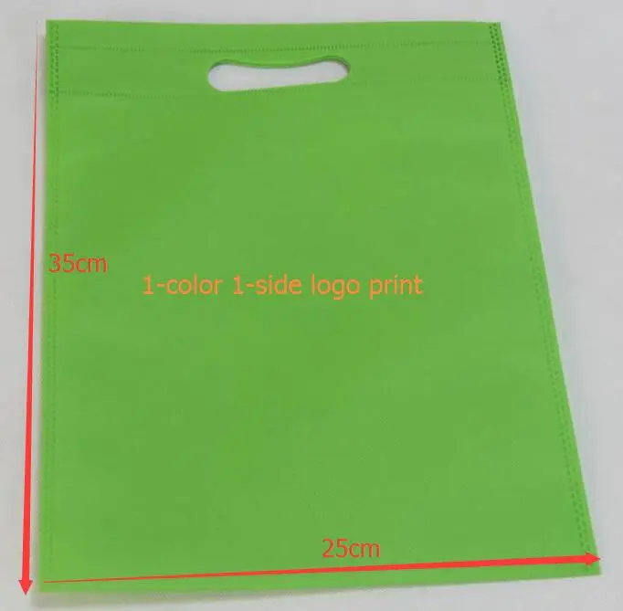 Low costDie Cut Shopping Non Woven Bag Eco-friendly D-cut nonwoven bag