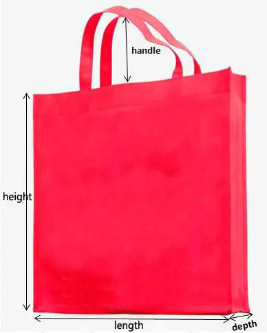 Customizable cheap PP Non Woven Material shopping handle Bags