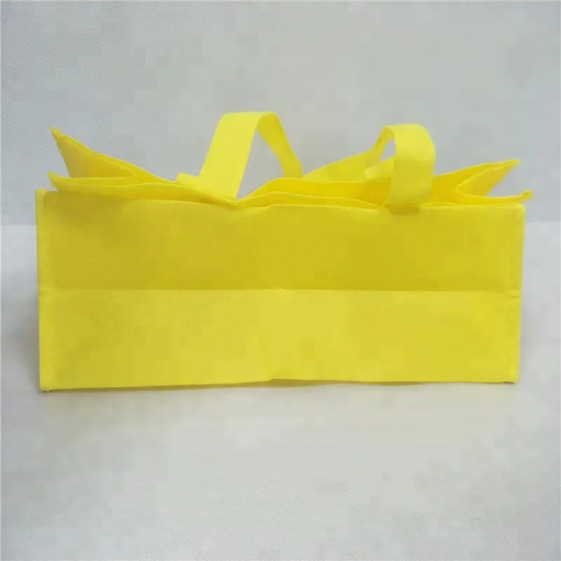 100% PP China Manufacture Biodegradable Nonwoven Customized Logo Handle Bag