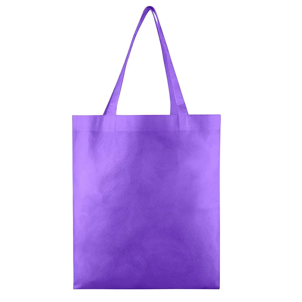 Hot sale Eco-friendly reusable supermarket bags spunbond plain wholesale non woven fabric shopping bag