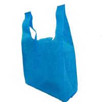 Good sell customized popular eco-friendly reusablevast bags/ cheap biodegradable non woven t-shirt shopping bag