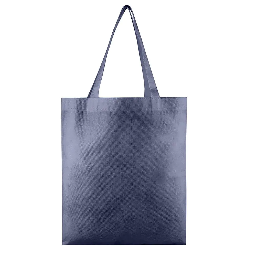 Hot sale Eco-friendly reusable supermarket bags spunbond plain wholesale non woven fabric shopping bag