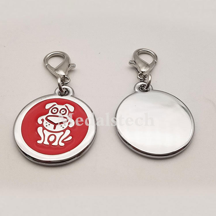 Dongguan Factory Price Eco-friendly Custom Engraved Laser Silicone Pup Shape ID Dog Tags for Decorate