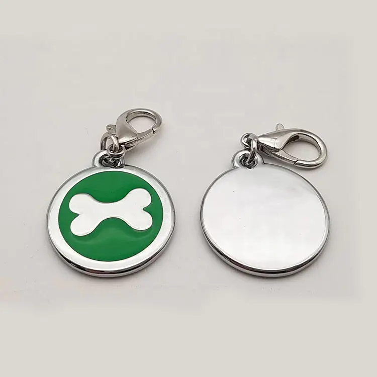 2020 bulkin stock sublimation engravedname customized blank pet dog id tags pendant for dogs