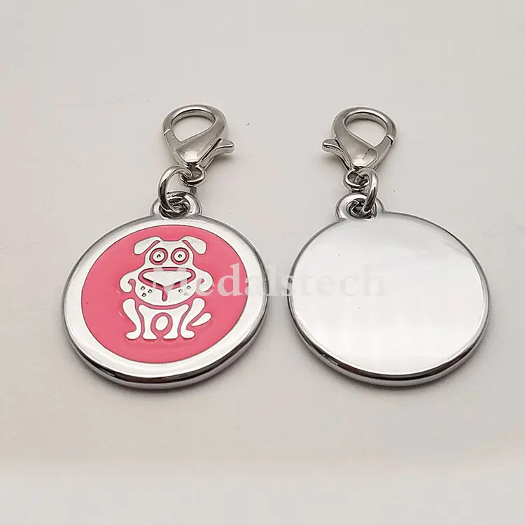 Dongguan Factory Price Eco-friendly Custom Engraved Laser Silicone Pup Shape ID Dog Tags for Decorate