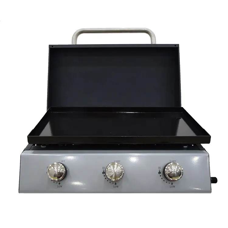 2021 NEW Design Portable Tabletop Gas Grill Plancha Gas Barbecue Gas Grill Stove