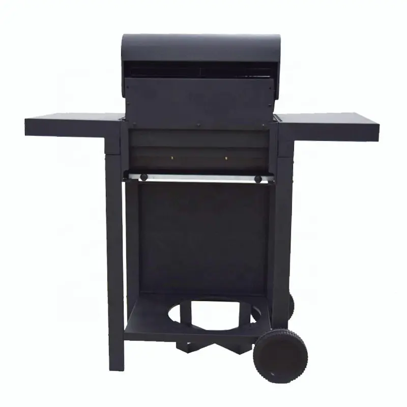 Black Powder Coating LPG 2 Burner Grill Gas BBQ 6602-2011A1