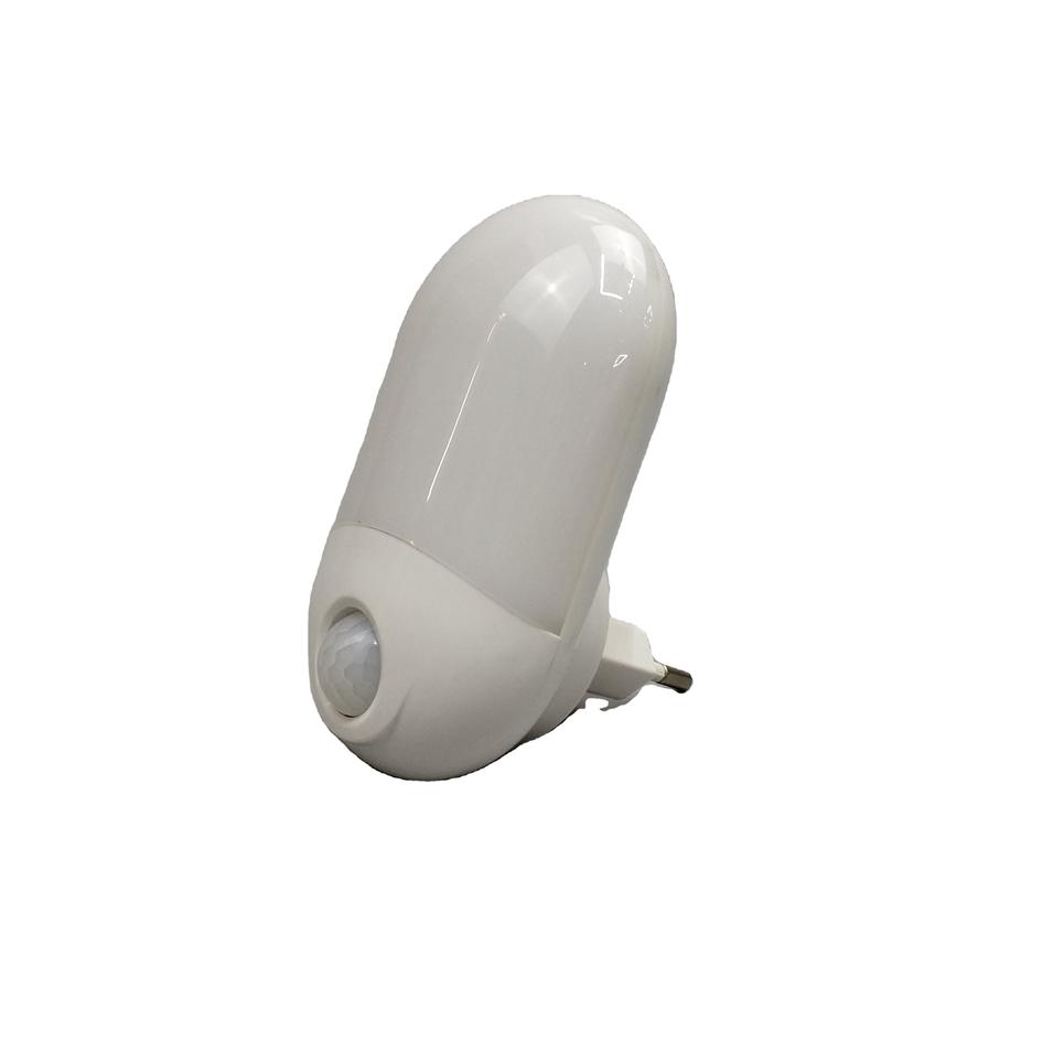 OEM HWX-02 Intelligent light control human body infrared sensor LED night light plug in wall lamp