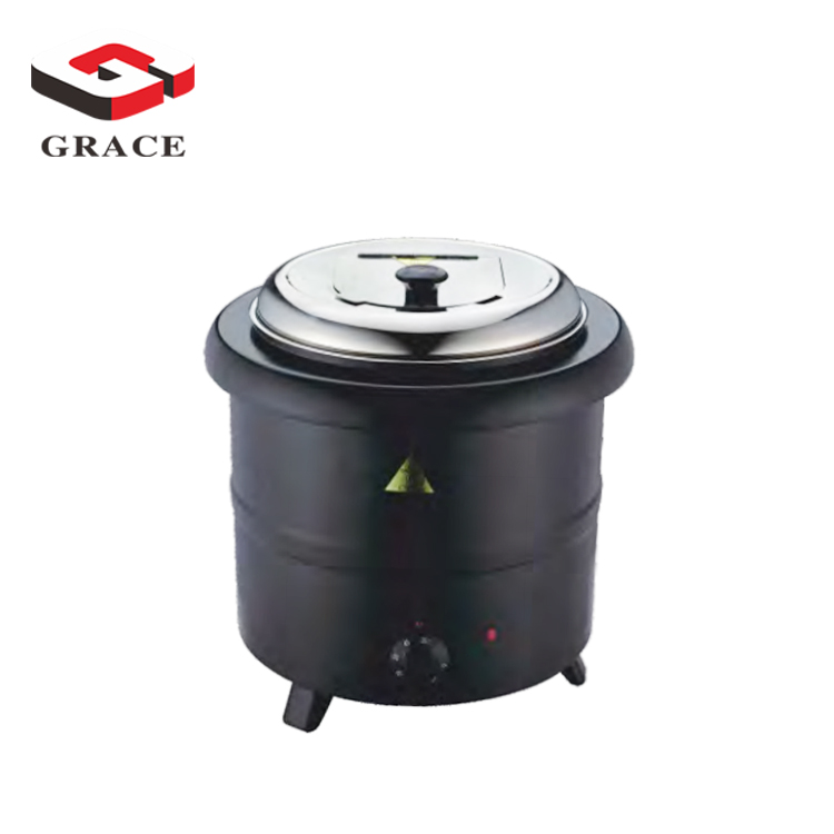 Stainless Steel Buffet Electric Heating Soup Kettle 13 L Electric Soup Warmer