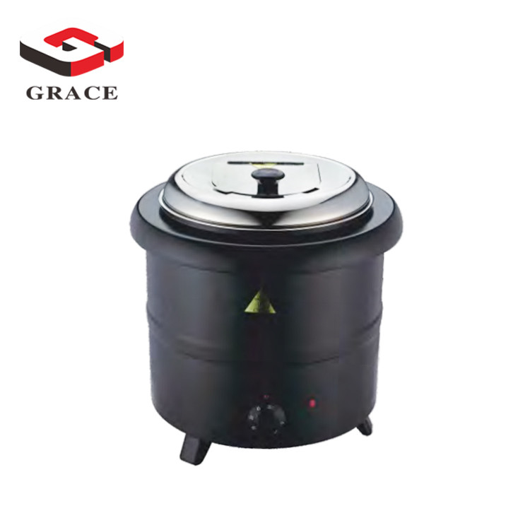 Stainless Steel Buffet Electric Heating Soup Kettle 13 L Electric Soup Warmer