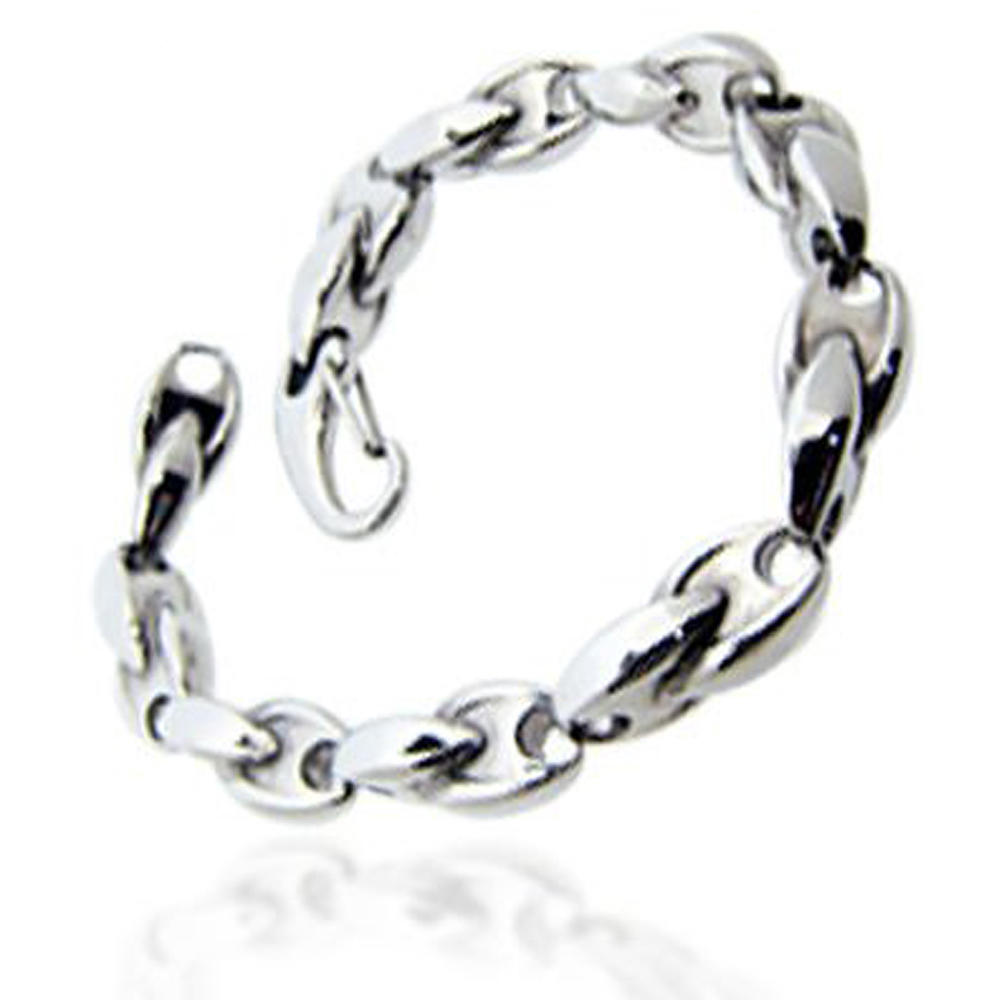 Ecological chic top fashion men chain and link bracelets stainless