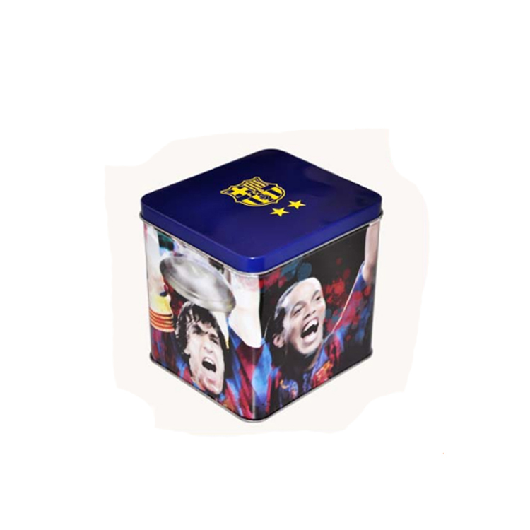 Bodenda CMYK printing rectangular customhinged gift tin box packaging travel pill mint card tin box