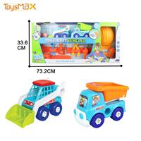 Diy Cartoon Car Detachable Engineering Vehicle Set Toys WithTools