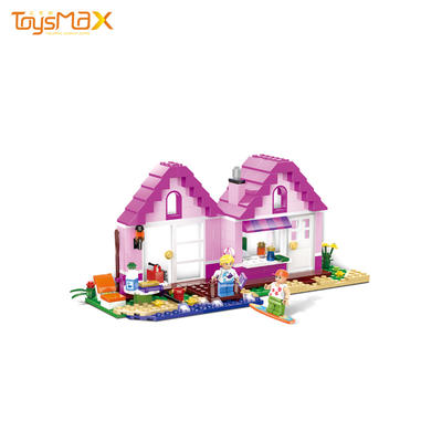 275PCS Plastic Happy Family House Toy Building Block Set For Little Girl