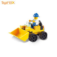 Excavator Truck Building Model Engineering Car Building Block Bricks Construct Toy