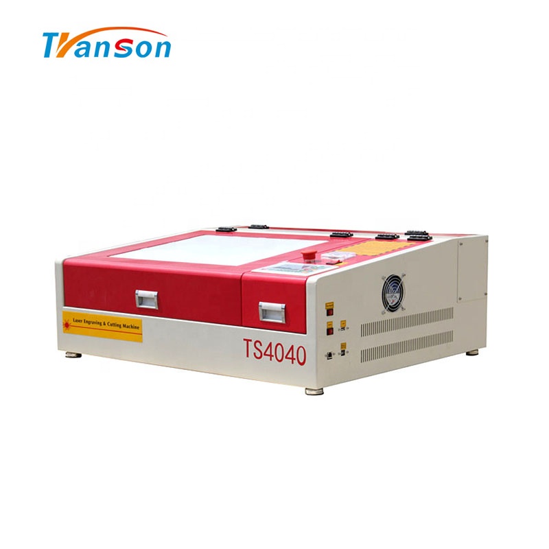 60W Mini CO2 Laser Cutting Engraving Machine TS4040 for Nonemetal Wood Leather Paper Acrylic Mdf Fabric