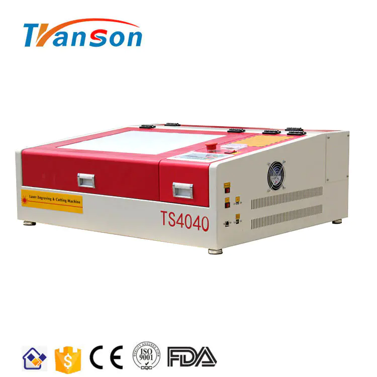 40W 4040 Paper Rubber CO2 Laser Engraving And Cutting Machine For Sale