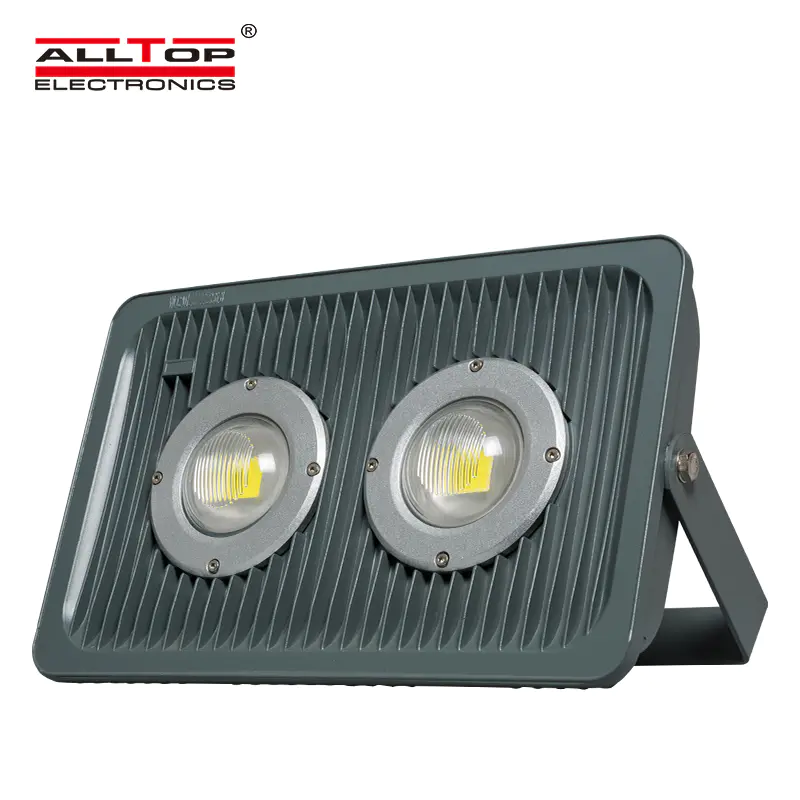 Cob waterproof aluminum 100w rgb rechargeable led flood light