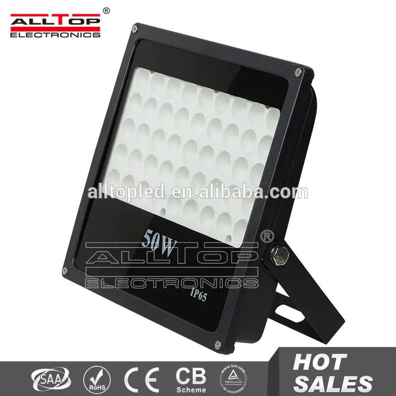 50w High quality newest design outdoor smd led flood light housing