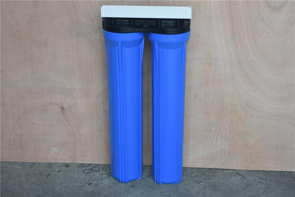 20 inch two stage blue water filter cartridge housing